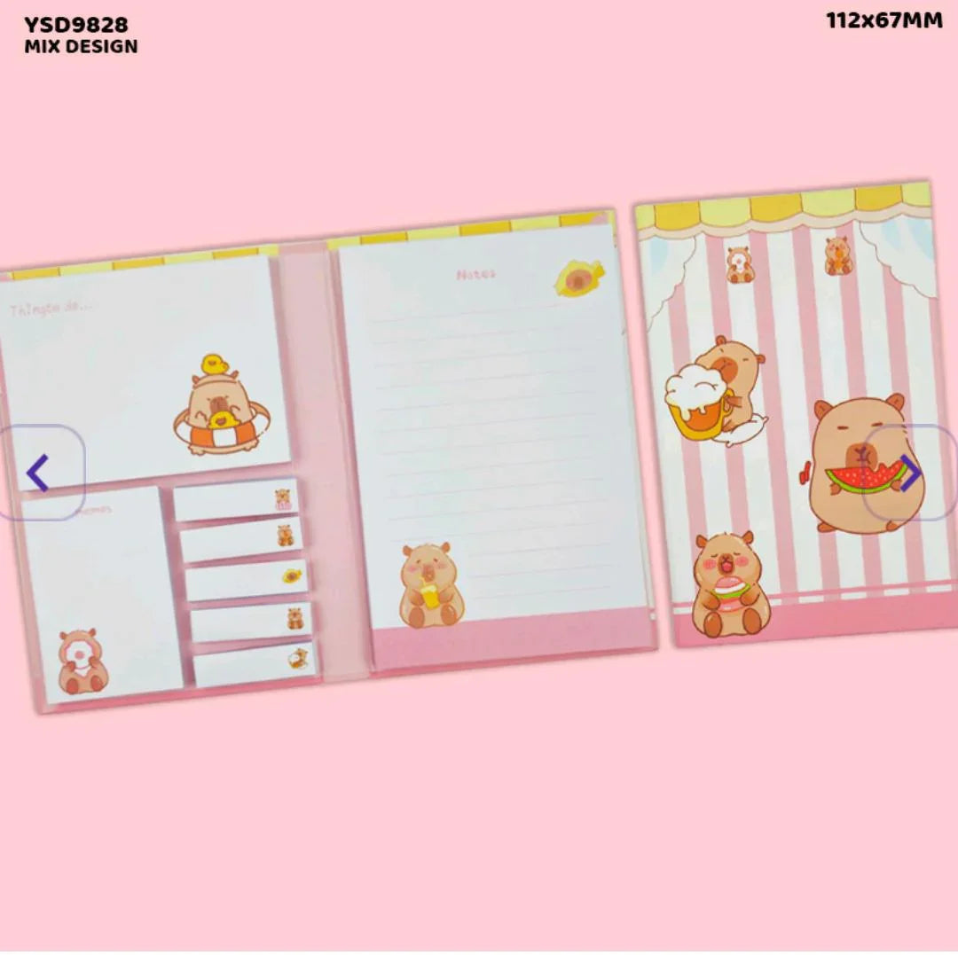 Assorted Cartoon Design Sticky Planner (112x67mm)