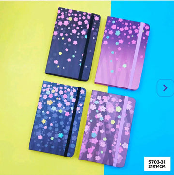 Modern A5 ruled Journal with Wire Binding (160 Pages)