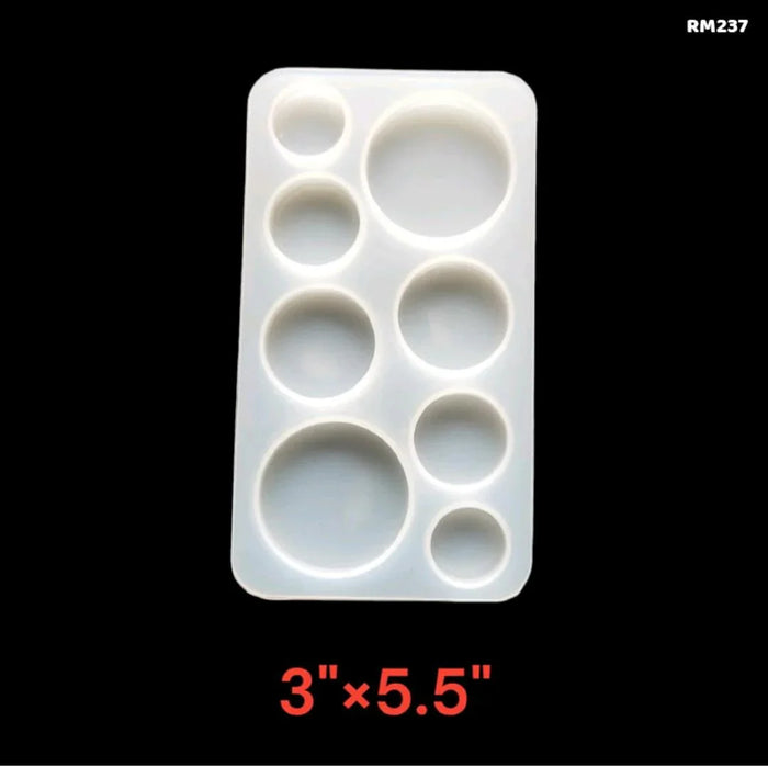 Silicon 8 Cavity Round Mold