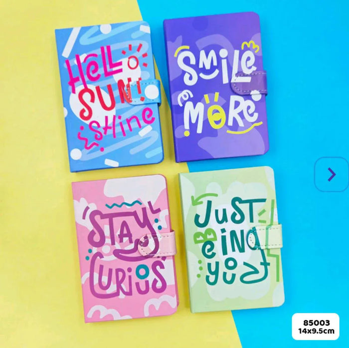 A6 Inspirational Quote Hardbound Ruled Diary | Pack Of 1
