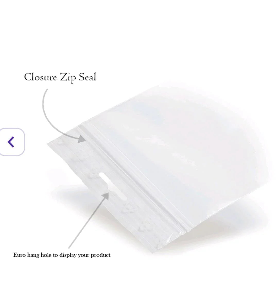 Clear Self-Adhesive Bags (100mm x 100mm) - 100 Count