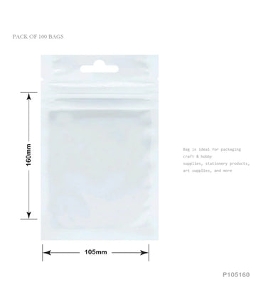 Small Business Packing Bags Pp Bag 105X160Mm 100Pcs