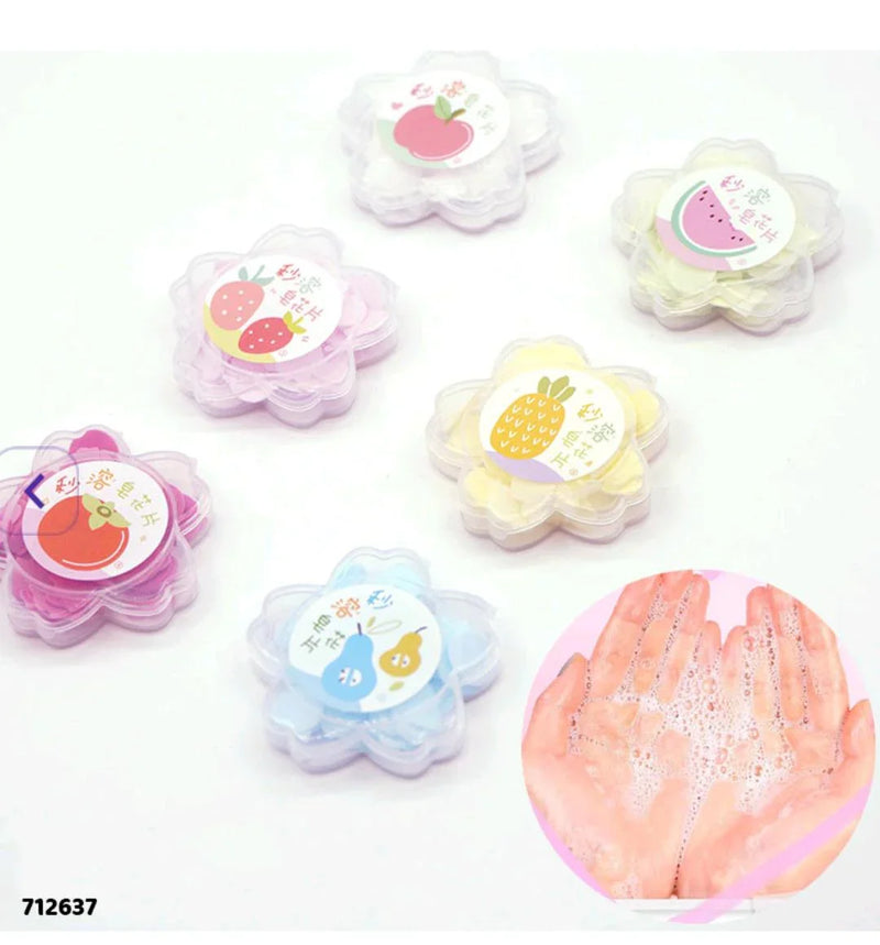Fruity Tube Hand Washing Paper Soap Flakes | Pack of 1