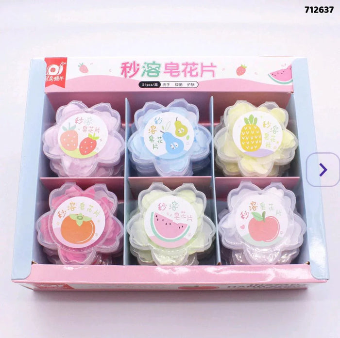 Fruity Tube Hand Washing Paper Soap Flakes Pack of 1