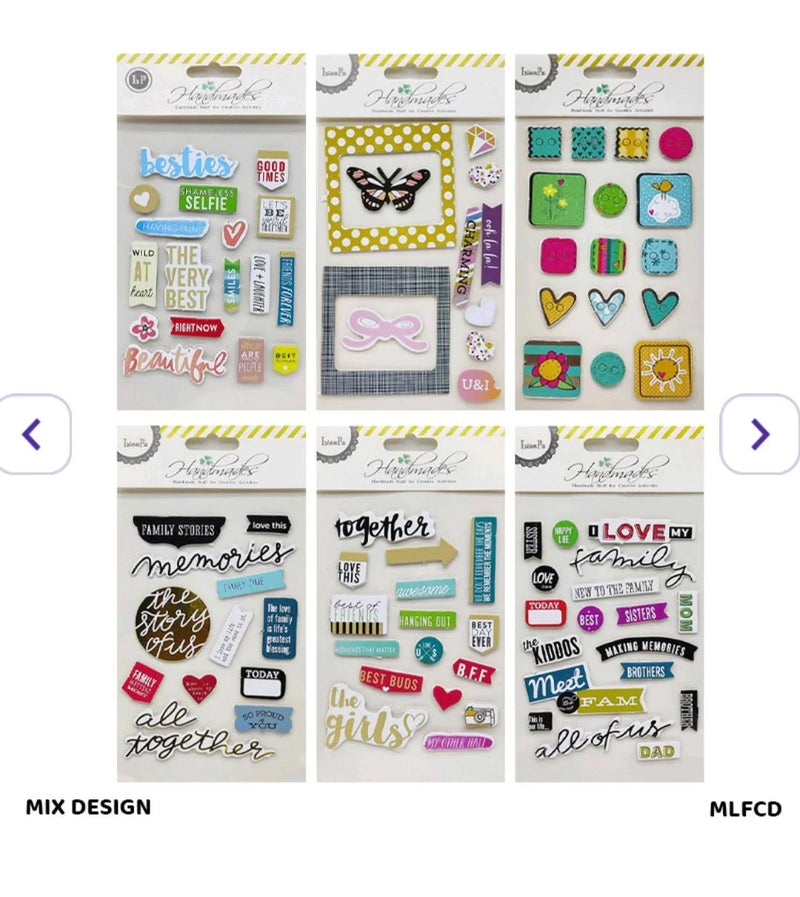 Mlfcd Scrapbooking 3D Sticker