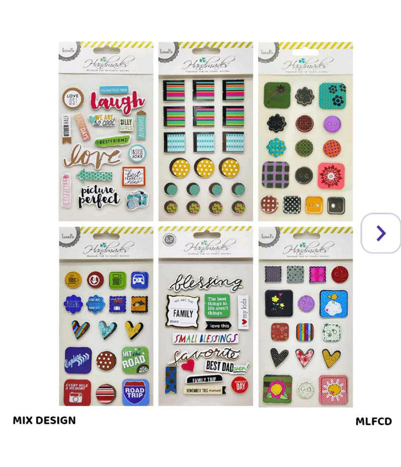 Mlfcd Scrapbooking 3D Sticker