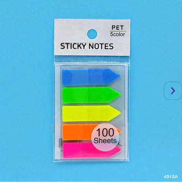 4515A Sticky Notes 12X45Mm Arrow 5 Neon Color