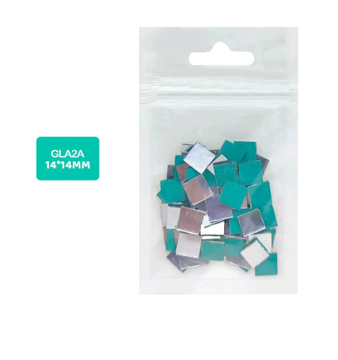Mirror Glass Gla2A For Lippon Art Square 14*14Mm