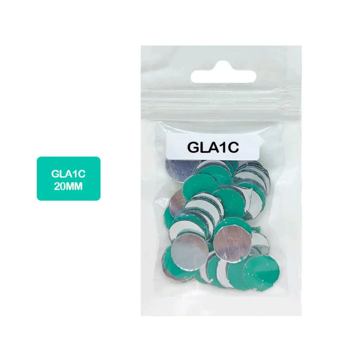 Mirror Glass Gla1C For Lippon Art Round 20Mm