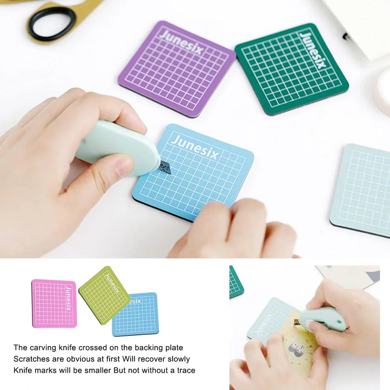(Buy 1 Get 1 Free ) Cute Miniature Model Cutting mat l Pack of 1 l 6 cm x 6 cm