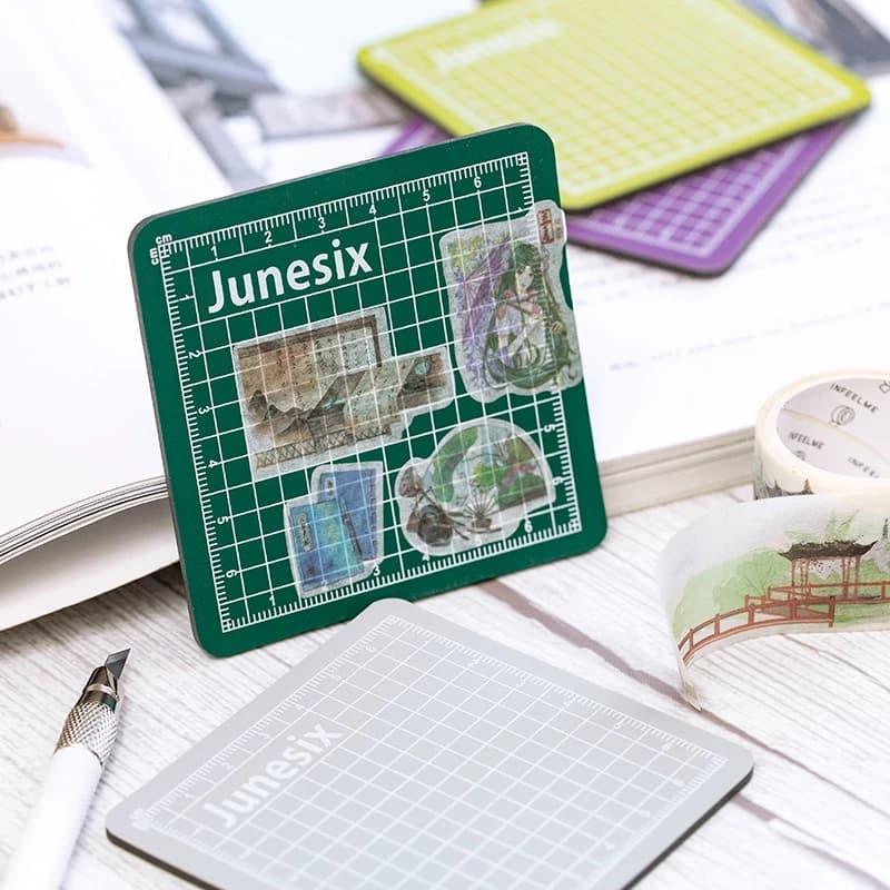 (Buy 1 Get 1 Free ) Cute Miniature Model Cutting mat l Pack of 1 l 6 cm x 6 cm