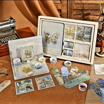 (Buy 1 Get 1 Free ) Premium butterfly JUMBO journaling kit for 365 DAYS includes diary, tapes, stickers & sheets