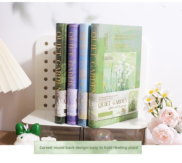 Premium Floral Edition- Quiet garden l  A5 diary l Pack of 1 diary l 128 pages