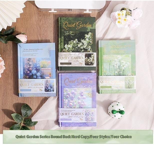 Premium Floral Edition- Quiet garden l  A5 diary l Pack of 1 diary l 128 pages