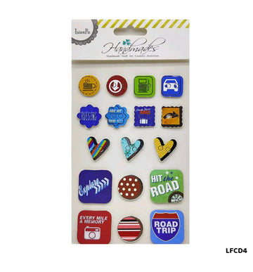 Lfcd-4 Scrapbooking 3D Sticker