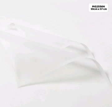 Preimum White Wrapping Paper Plastic l Pack of 1  (20 Sheet)