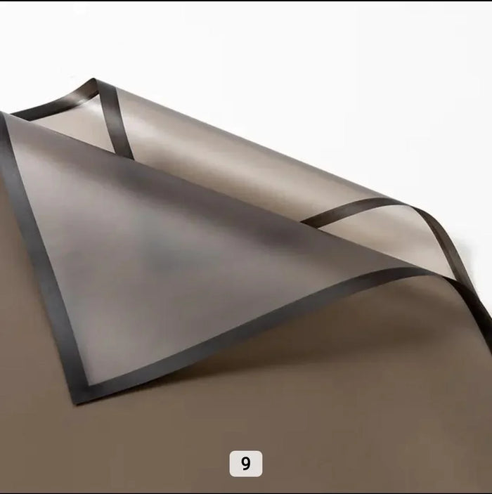 Preimum Brown Wrapping Paper Plastic l Pack of 1  (20 Sheet)
