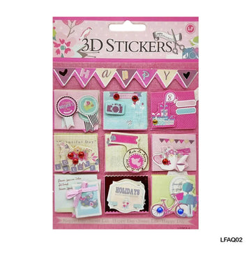 Lfaq02 Scrapbooking 3D Sticker