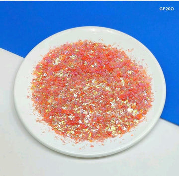 Glittering Flakes 20Gm Orange (Gf20O)