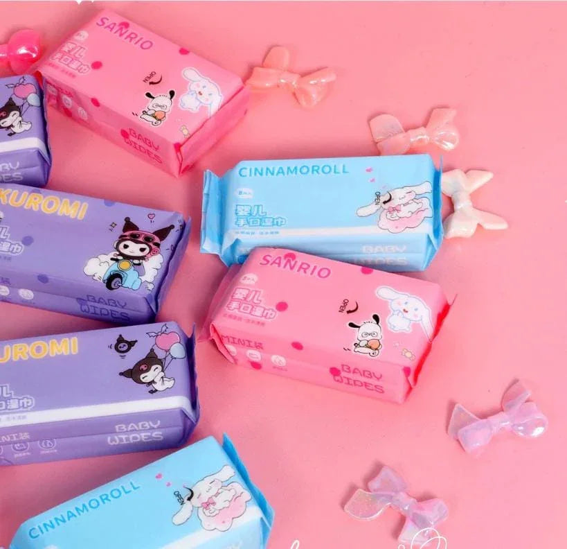 (Buy 1 Get 1 Free) Cute Baby Soft Wipes – 1 Pack (8 Wipes per Pack)