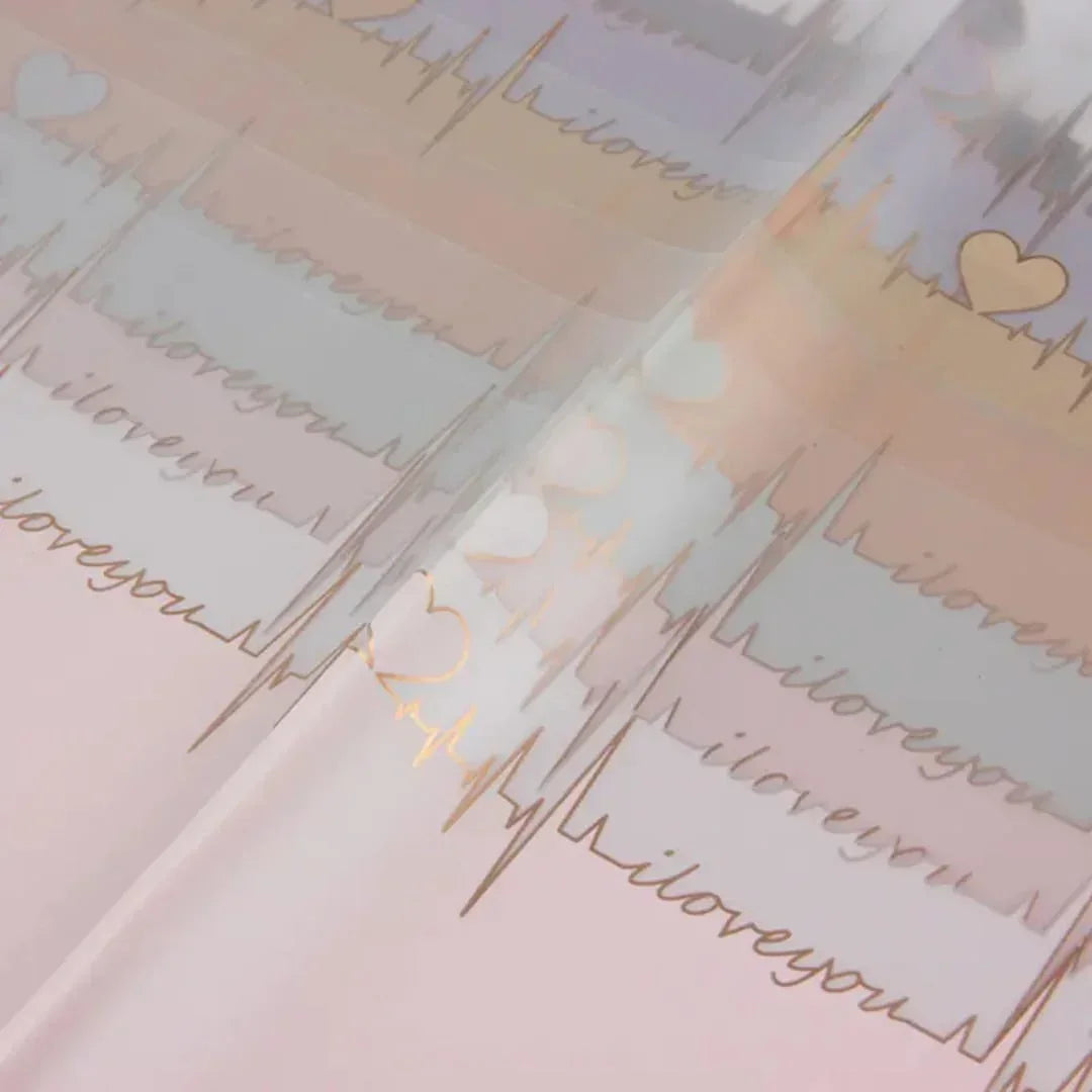 Premium Hearbeat Wrapping Paper Sheets (Pack of 20 Sheets) | Gift Wrappers | Premium 2026 Edition