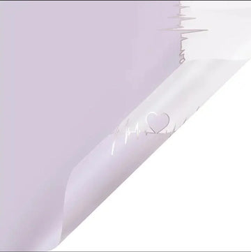 Premium Lilac Hearbeat Wrapping Paper Sheets (Pack of 20 Sheets) | Gift Wrappers | Premium 2026 Edition