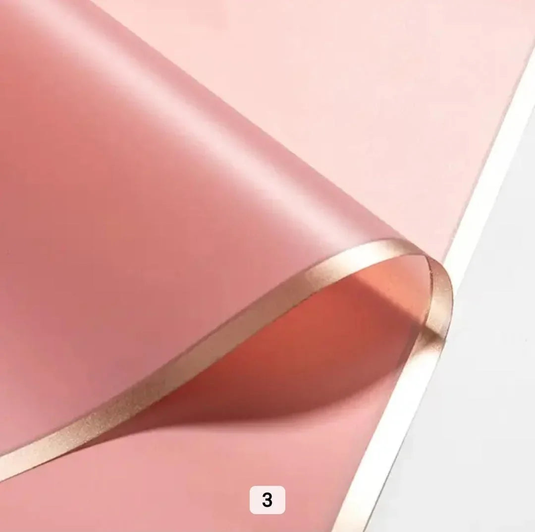 Premium Champagne Wrapping Paper Sheets (20 Sheets) - Elegant Prints & Vibrant Colors