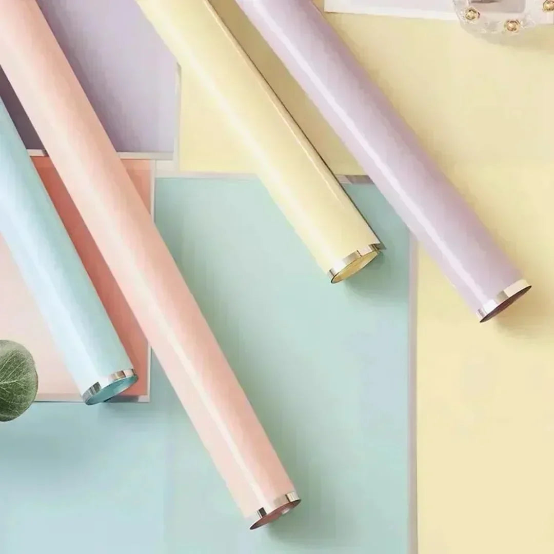 Premium Sky Blue Wrapping Paper Sheets | 20 Sheets Elegant Prints