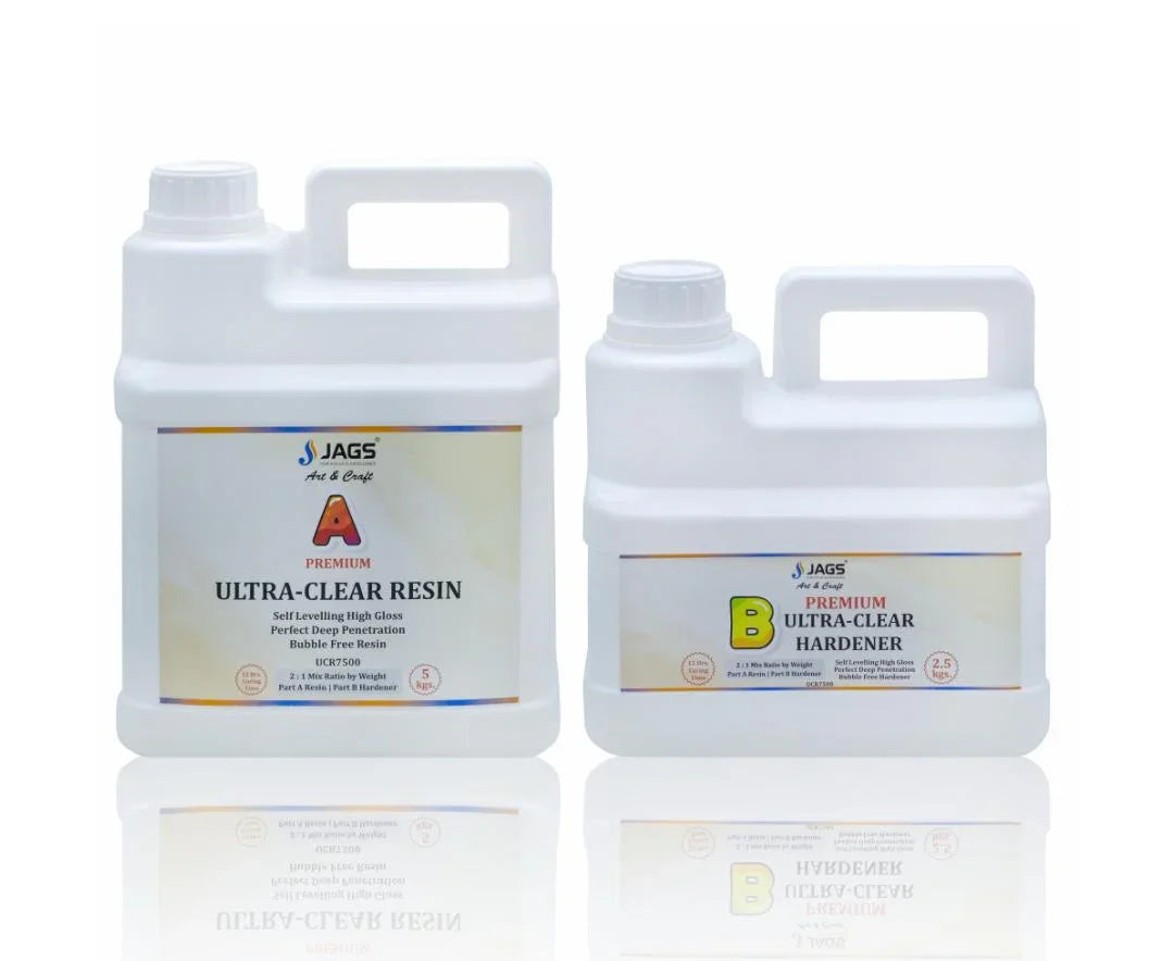 Ultra Clear Set Resin – 5KG Resin + 2.5KG Hardener