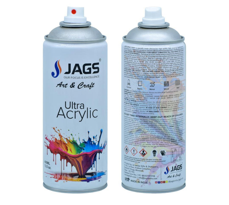 Jags Ultra Acrylic Spray – 400ml Clear Glossy Finish