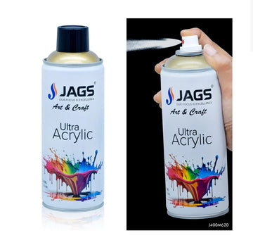 Jags Ultra Acrylic Spray Paint – 400ml Metallic Gold