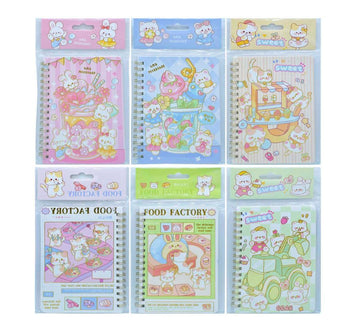Compact A6 Spiral Notebook Diary (1pcs) Pack of 1