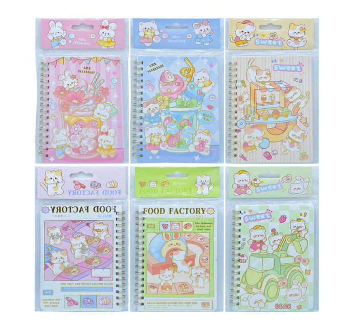 Compact A6 Spiral Notebook Diary (1pcs) Pack of 1
