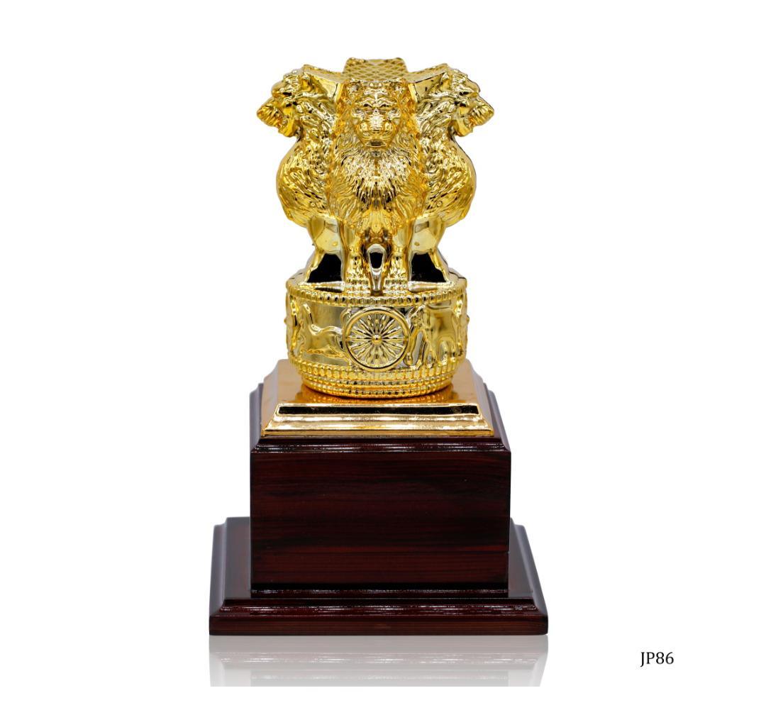 Wooden Table Top Ashok Chakra – Elegant Patriotic Décor Piece