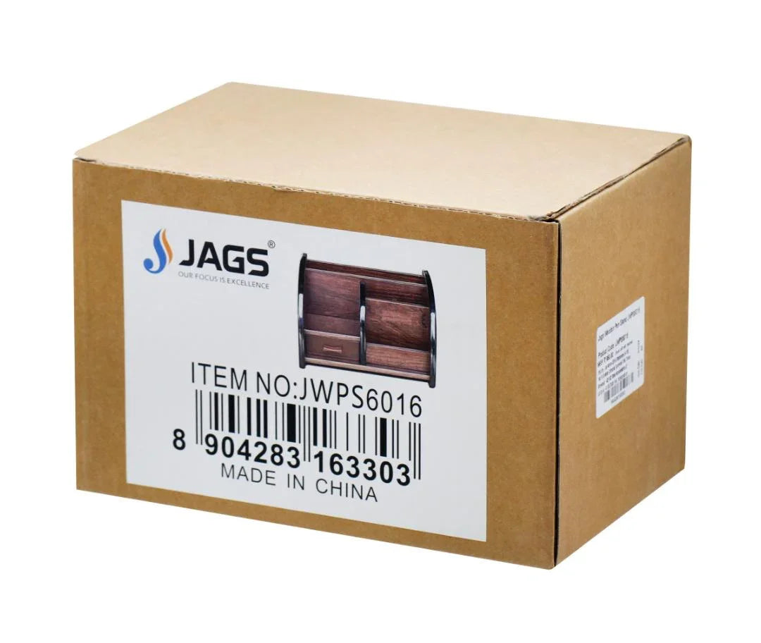 Wooden Pen Stand JWPS6016 – Compact Desk Organizer with Sleek Design