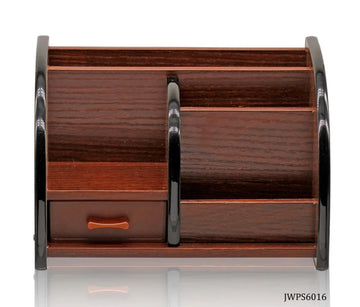 Wooden Pen Stand JWPS6016 – Compact Desk Organizer with Sleek Design