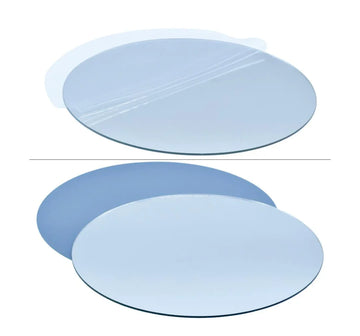 Acrylic Round Mirrors  6 Inch Silver (2pcs) pack of 1