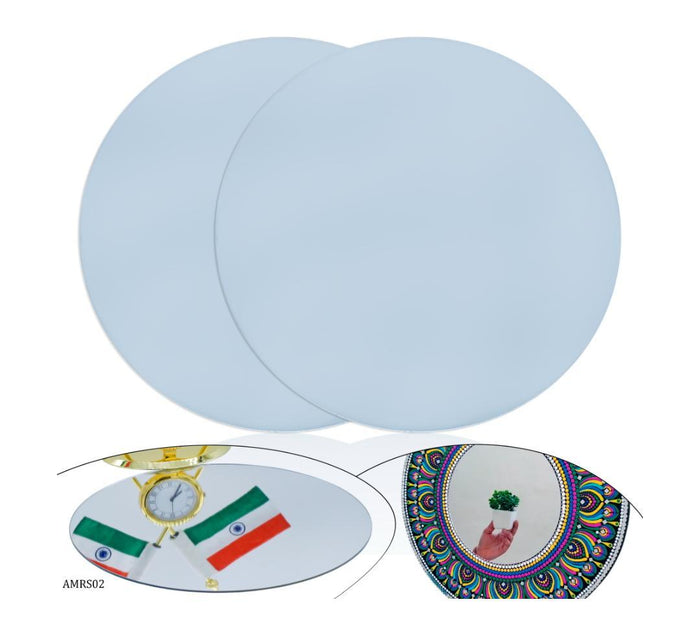 Acrylic Round Mirrors  4 Inch (2pcs) Pack of 1
