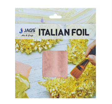 Jags Gilding Italian Foil – Rose Gold, 5.5 x 5.5 Inch