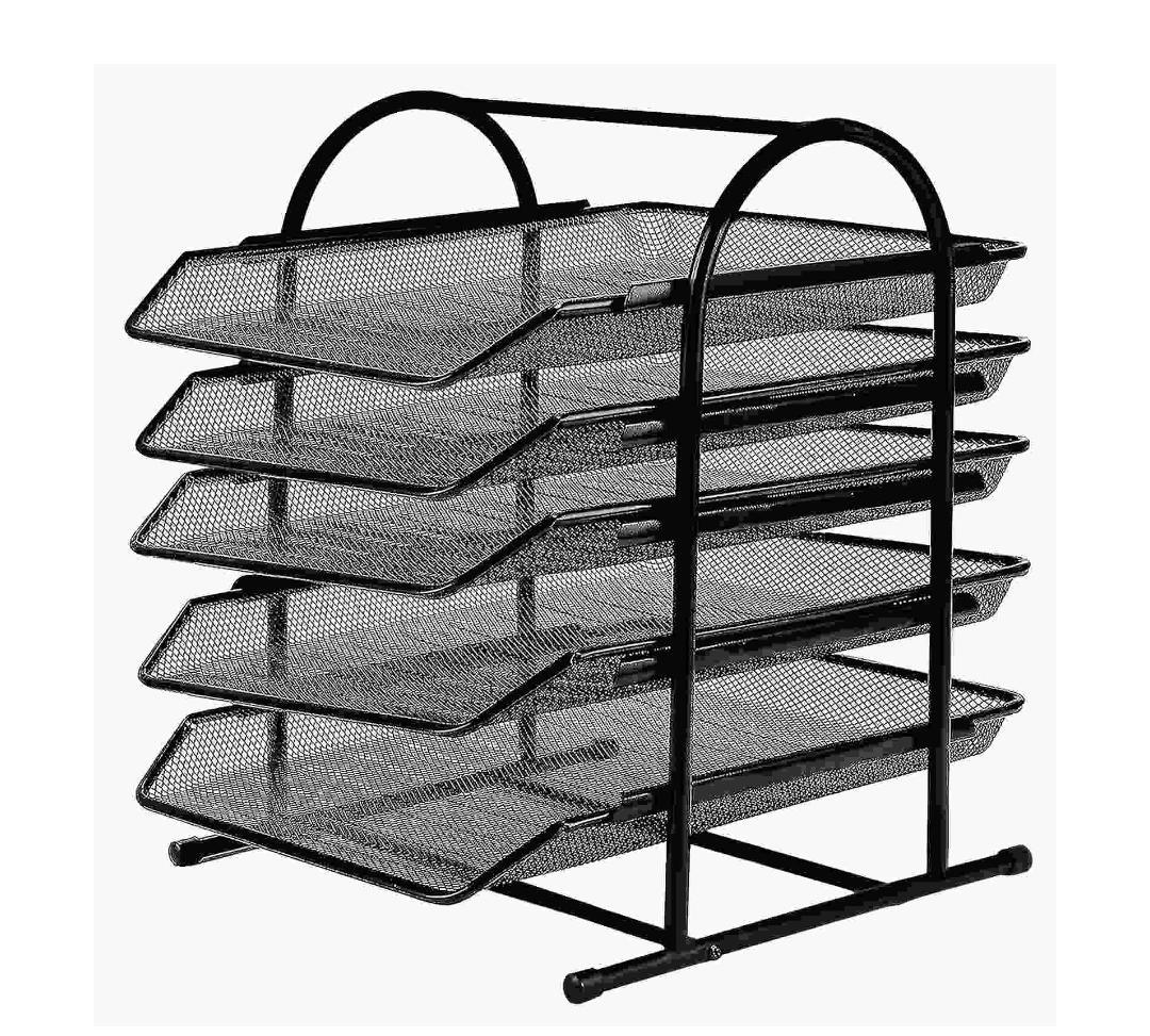 5-Tier Metal Document Tray Organizer for Office – 5TMT