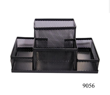 4-in-1 Metal Mesh Pen Stand Desk Organizer