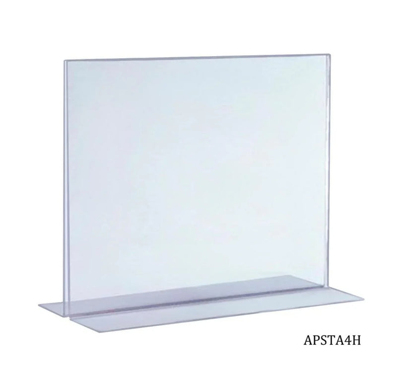 A4 Horizontal Acrylic Display Stand – 3mm Thick – APSTA4H