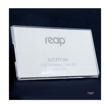 Acrylic Name Badge with Safety Pin – 75x40MM