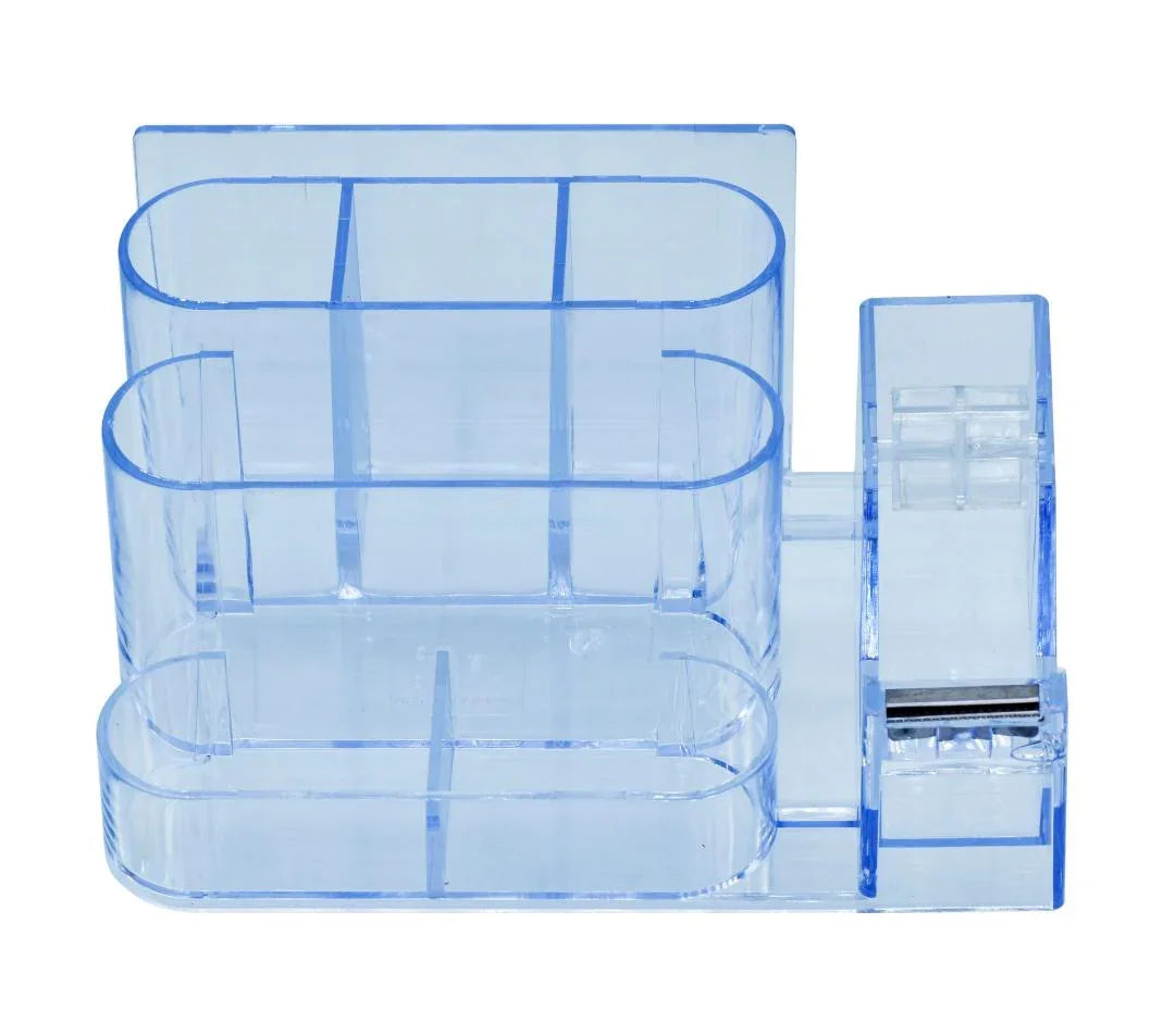 Plastic Pen Stand FX680 – Multi-Compartment Desk Organizer