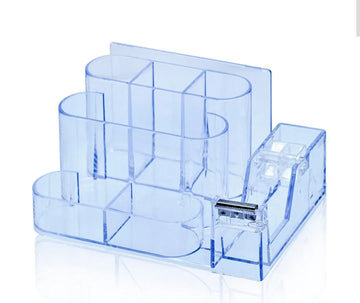 Plastic Pen Stand FX680 – Multi-Compartment Desk Organizer