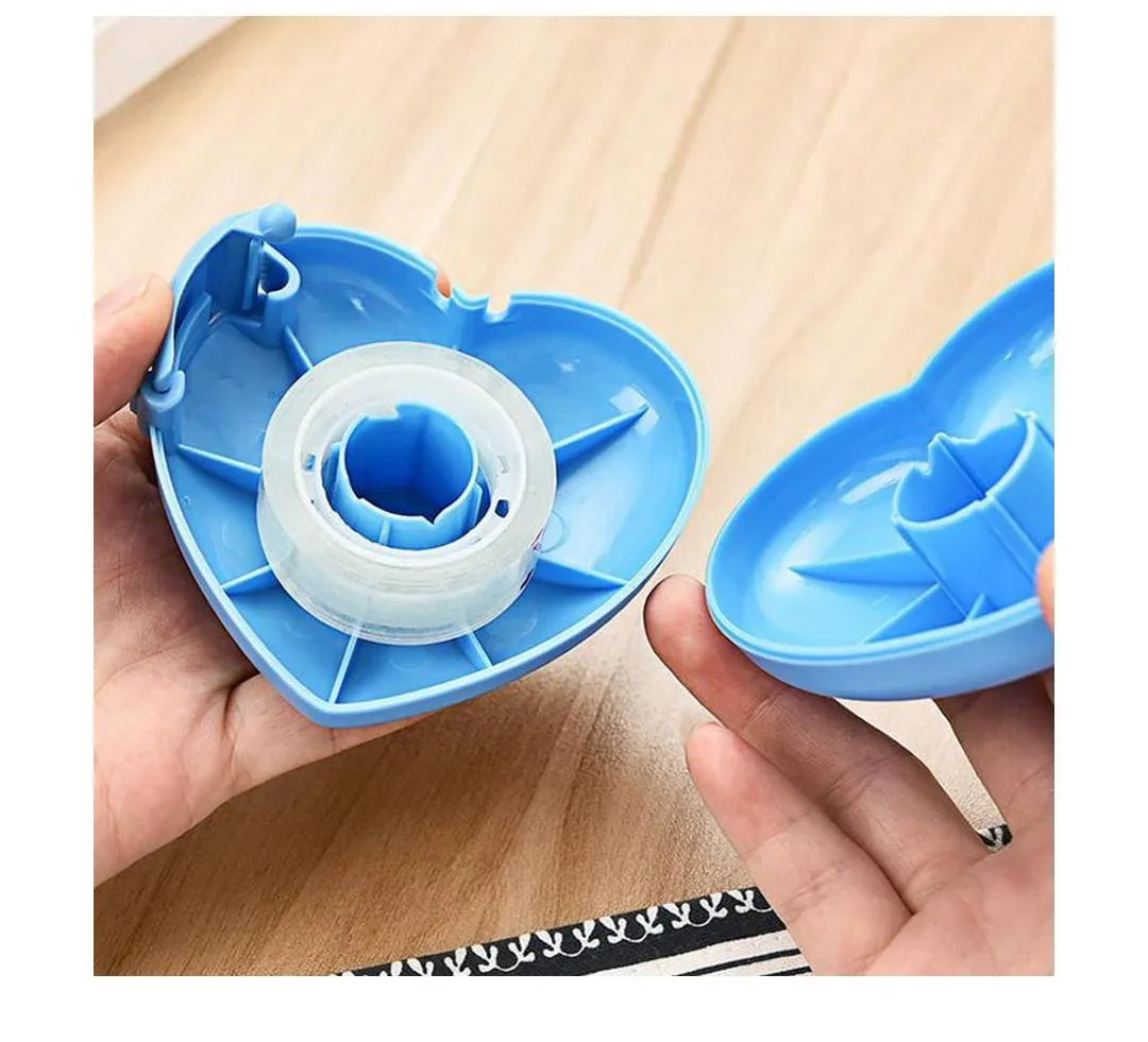 Heart-Shaped Tape Dispenser – Cute & Functional Desk Accessory
