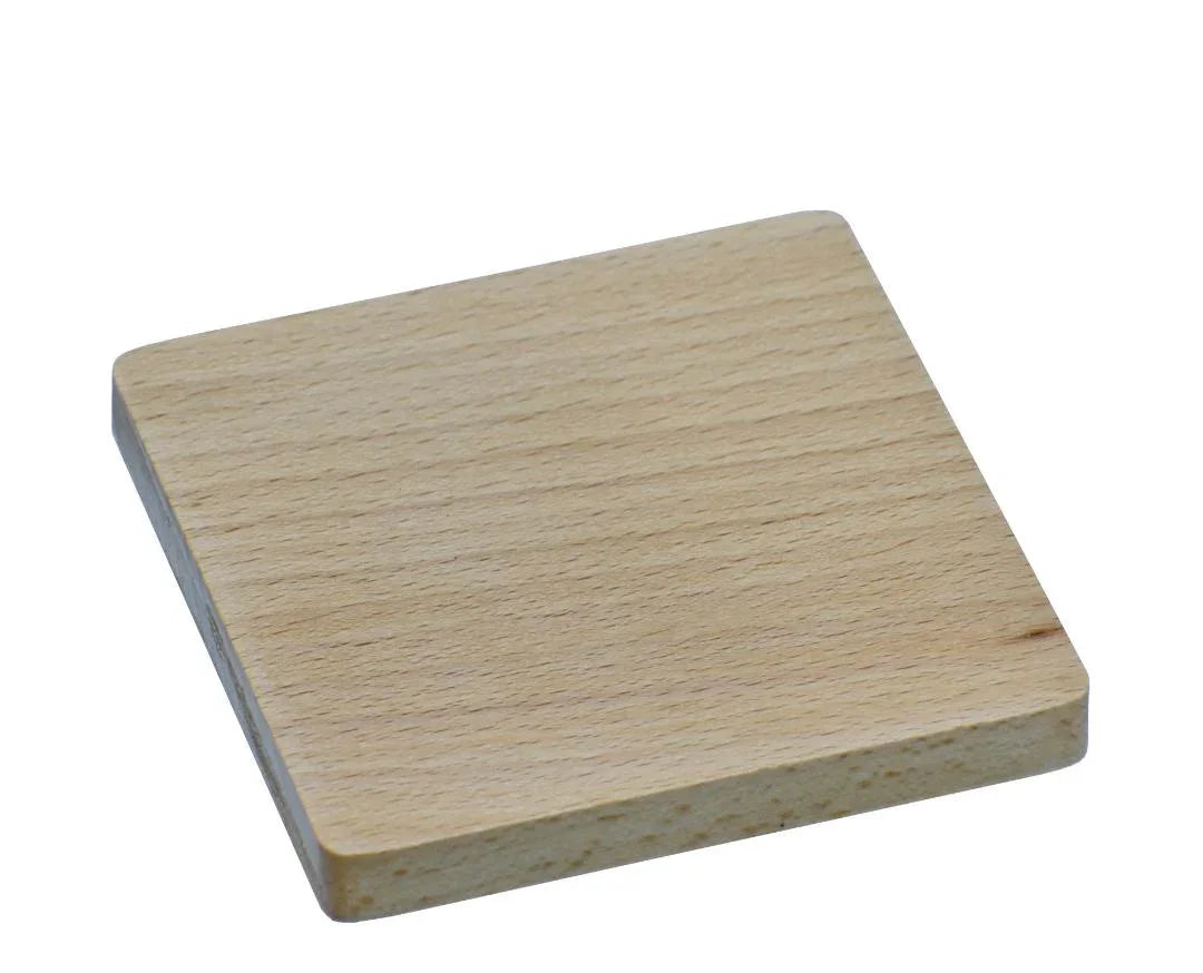 Square Wooden Tea Coaster – 3x3 Inch – Single Piece – WPTCS3