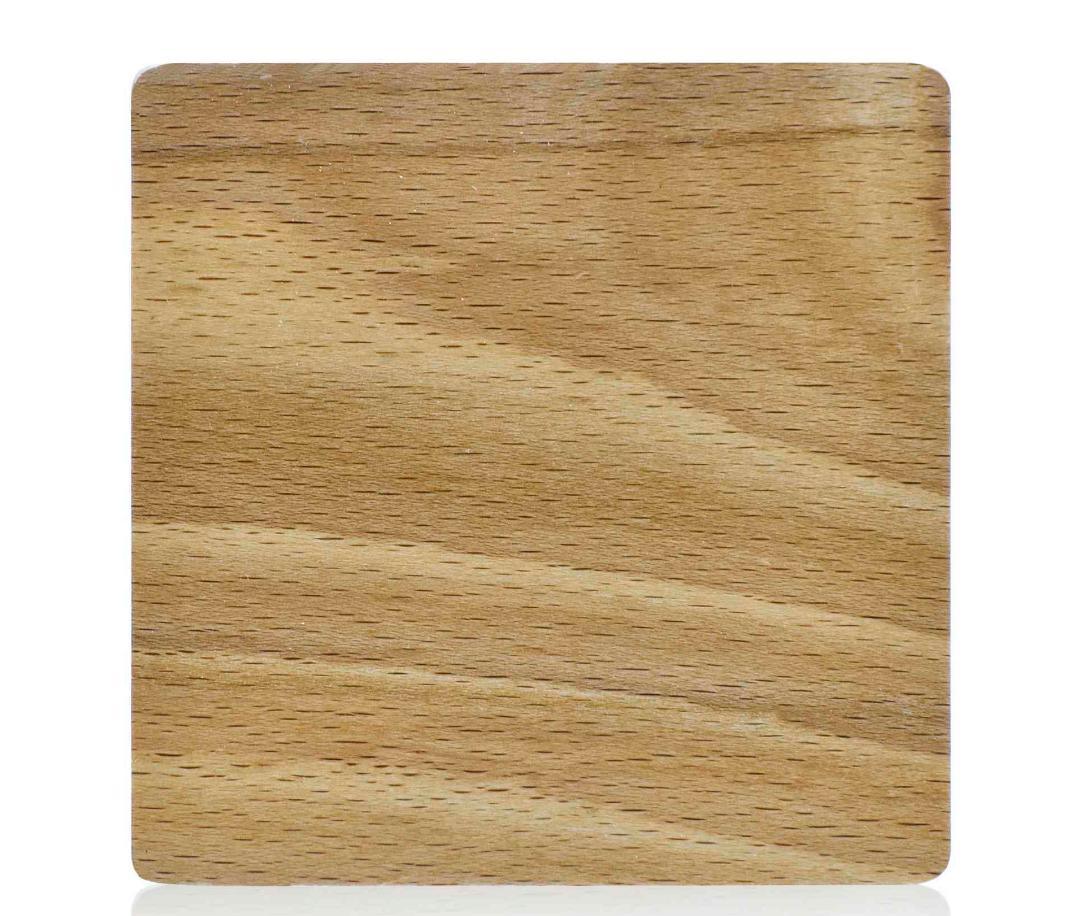 Square Wooden Tea Coaster – 3x3 Inch – Single Piece – WPTCS3