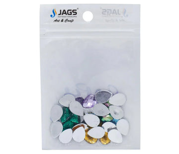 Kundan Stone Diamond Drop Glitter Small 30Pcs J10X14-18
