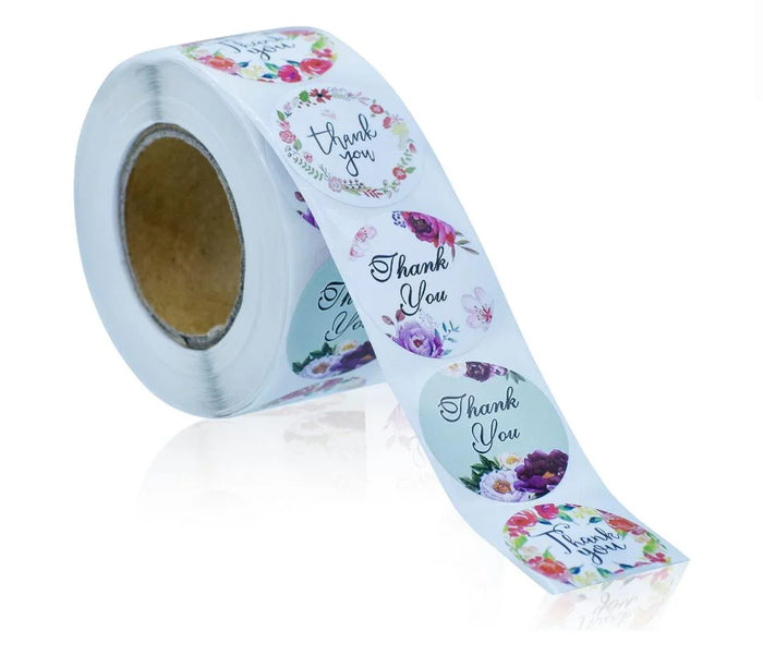 Thank you sticker roll for small business A-34-A